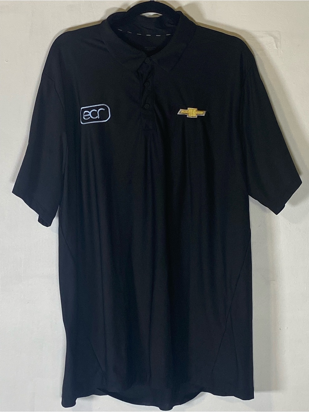 Chevrolet ECR Racing Team Performance Polo Snap Button Black OGIO Medium